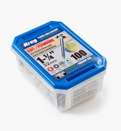 Lee Valley Kreg Stainless-Steel Exterior Pocket-Hole Screws