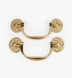 Lee Valley Large Cast Brass Chest Lifting Handles