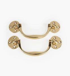 Lee Valley Large Cast Brass Chest Lifting Handles