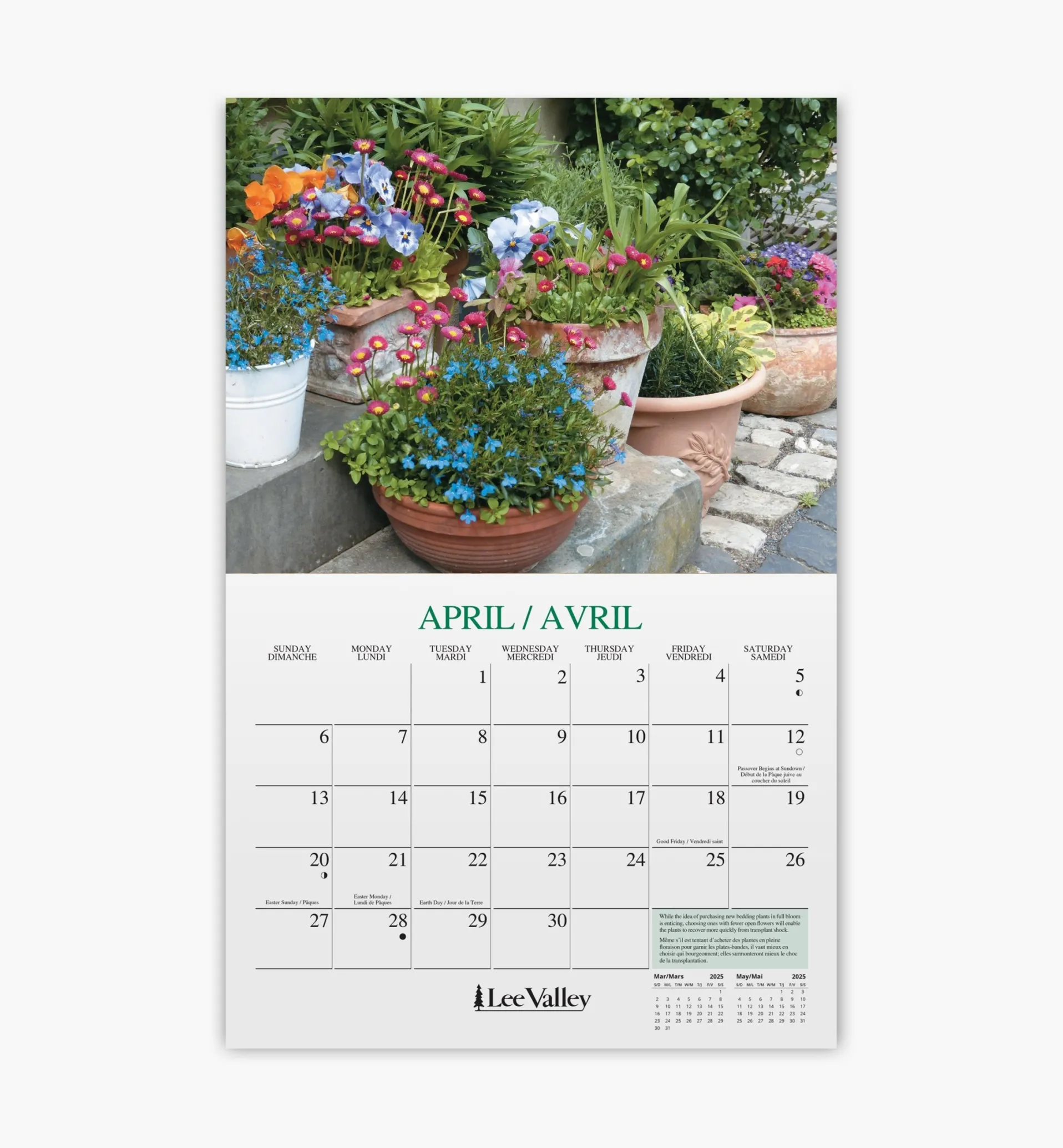 Lee Valley 16-Month Gardening Calendar