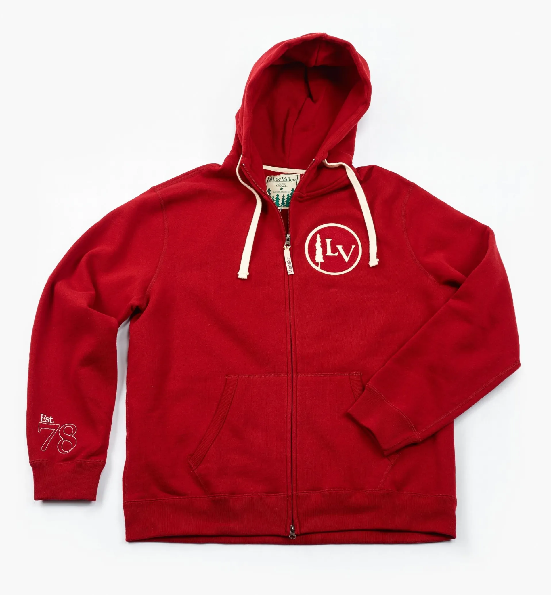Lee Valley Zippered Hooded Sweatshirt