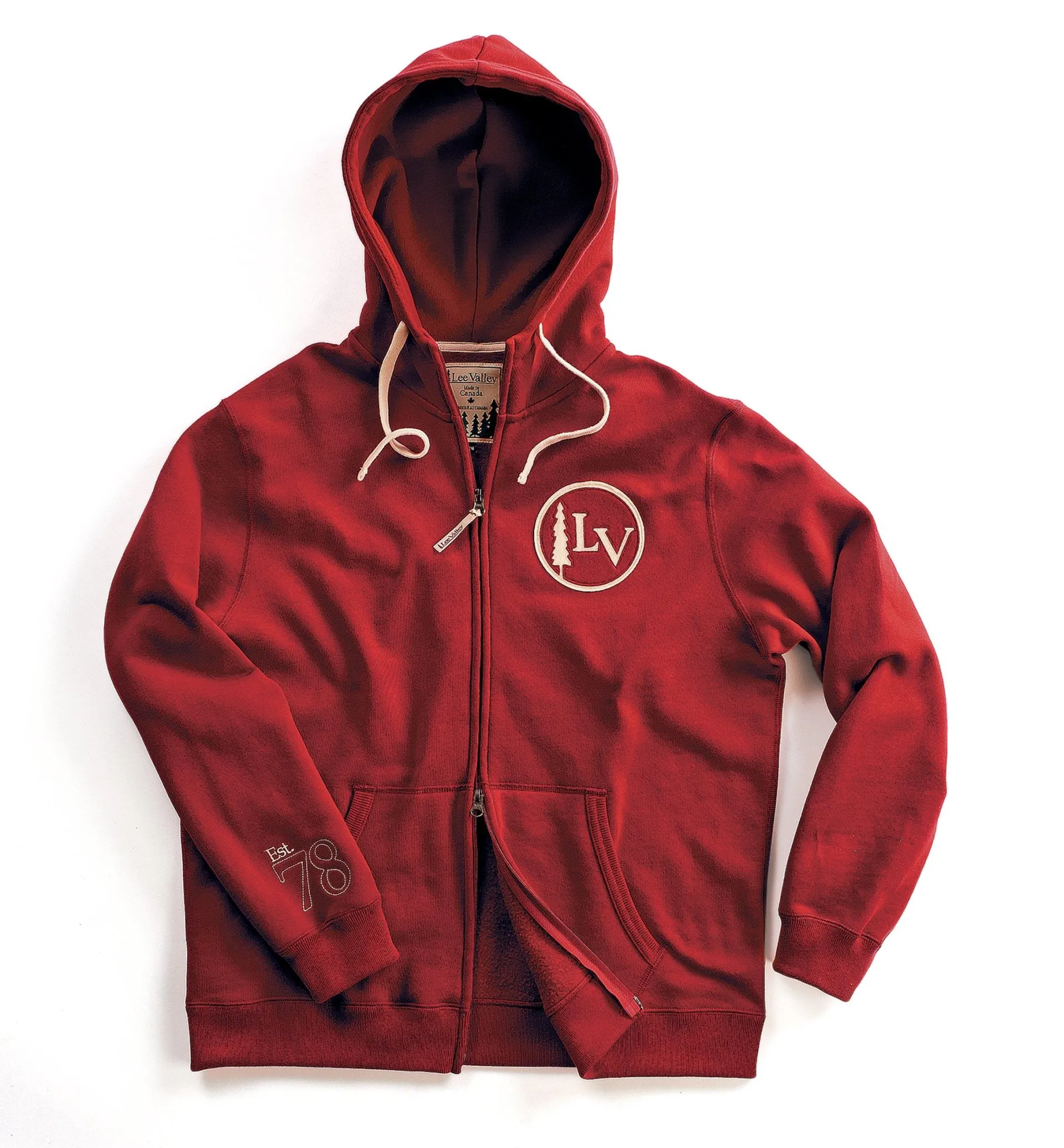 Lee Valley Zippered Hooded Sweatshirt