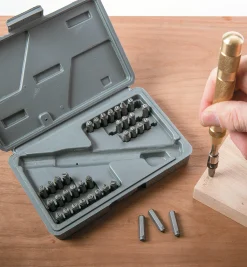 Lee Valley Letter & Number Automatic Punch Set