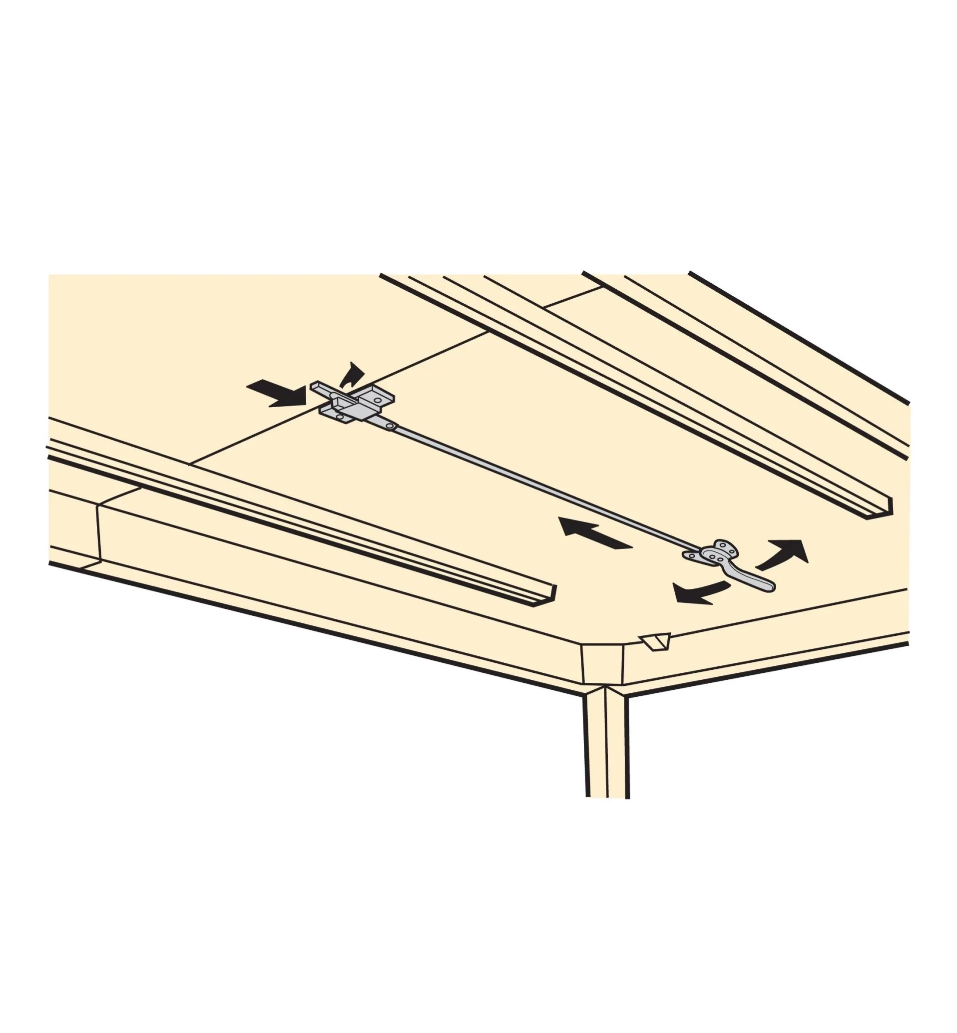 Lee Valley Lever Table Lock