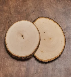 Lee Valley Live-Edge Oval Basswood Plaques