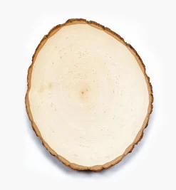 Lee Valley Live-Edge Oval Basswood Plaques