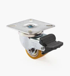Lee Valley Low-Profile Polyurethane Caster With Brake
