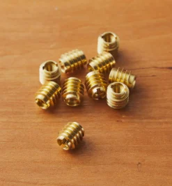 Lee Valley M4-0.7 Brass Knife-Edge Insert Nuts