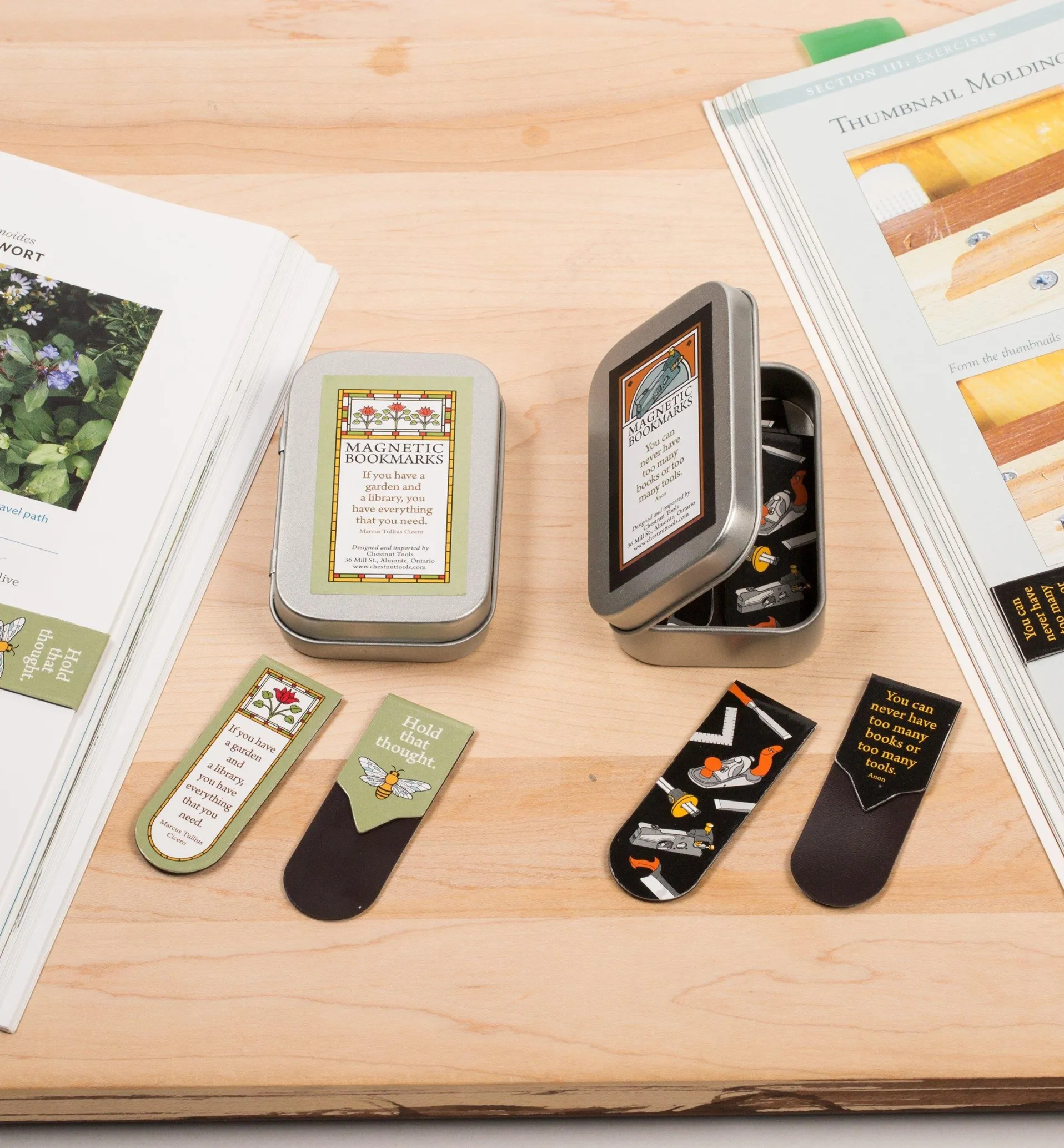 Lee Valley Magnetic Bookmarks