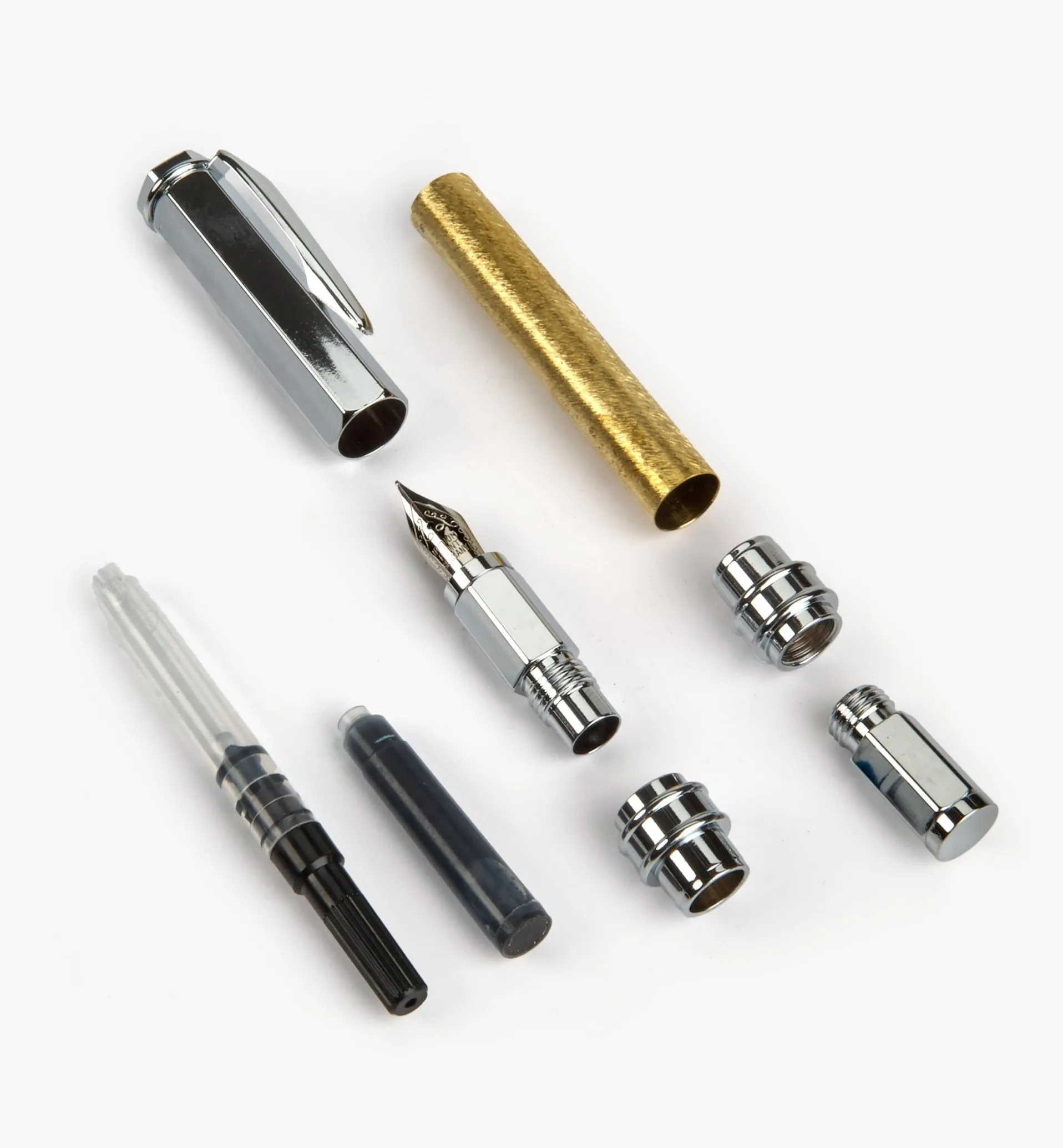 Lee Valley Magnetic Vertex Fountain Pen Hardware