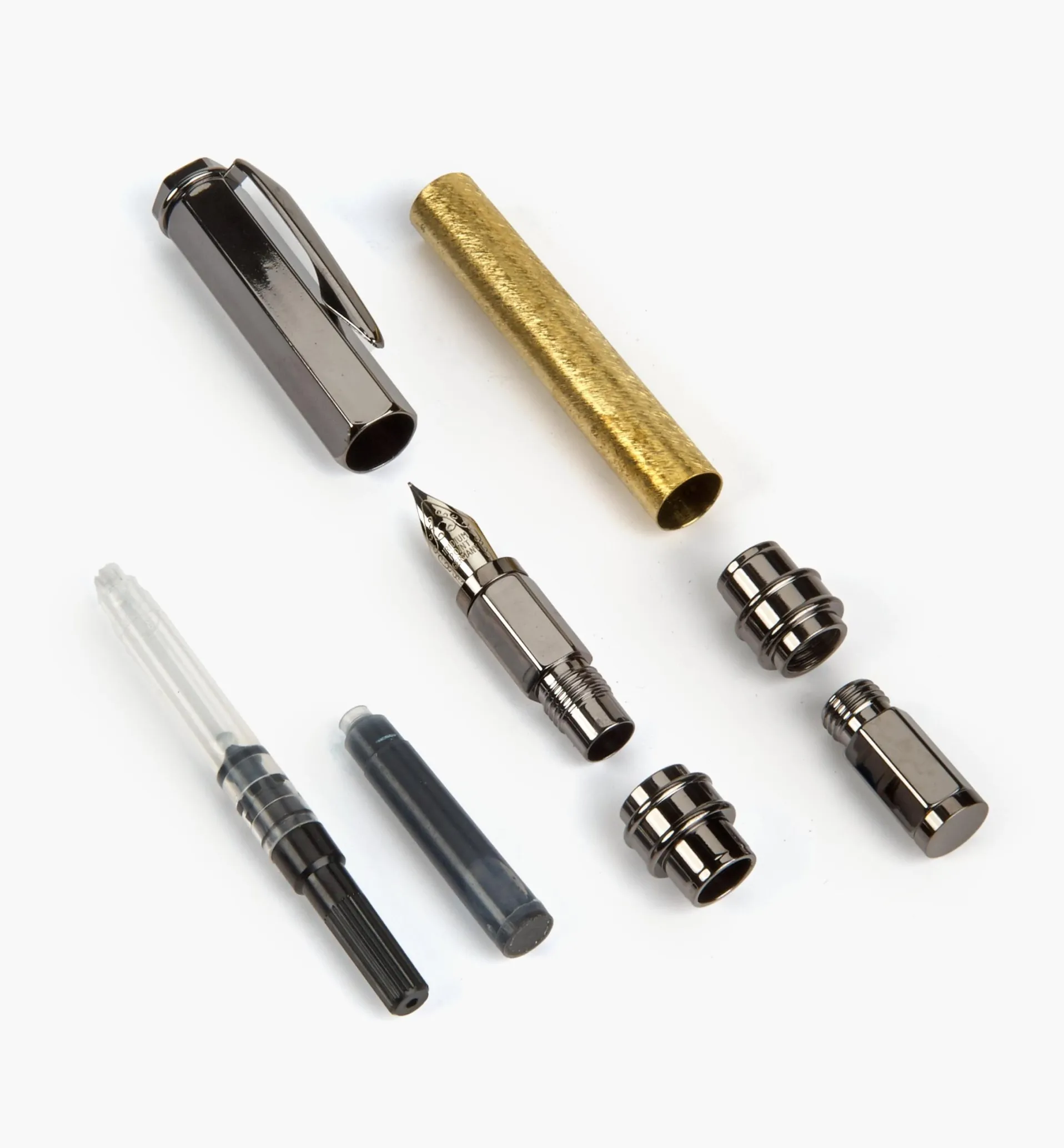 Lee Valley Magnetic Vertex Fountain Pen Hardware