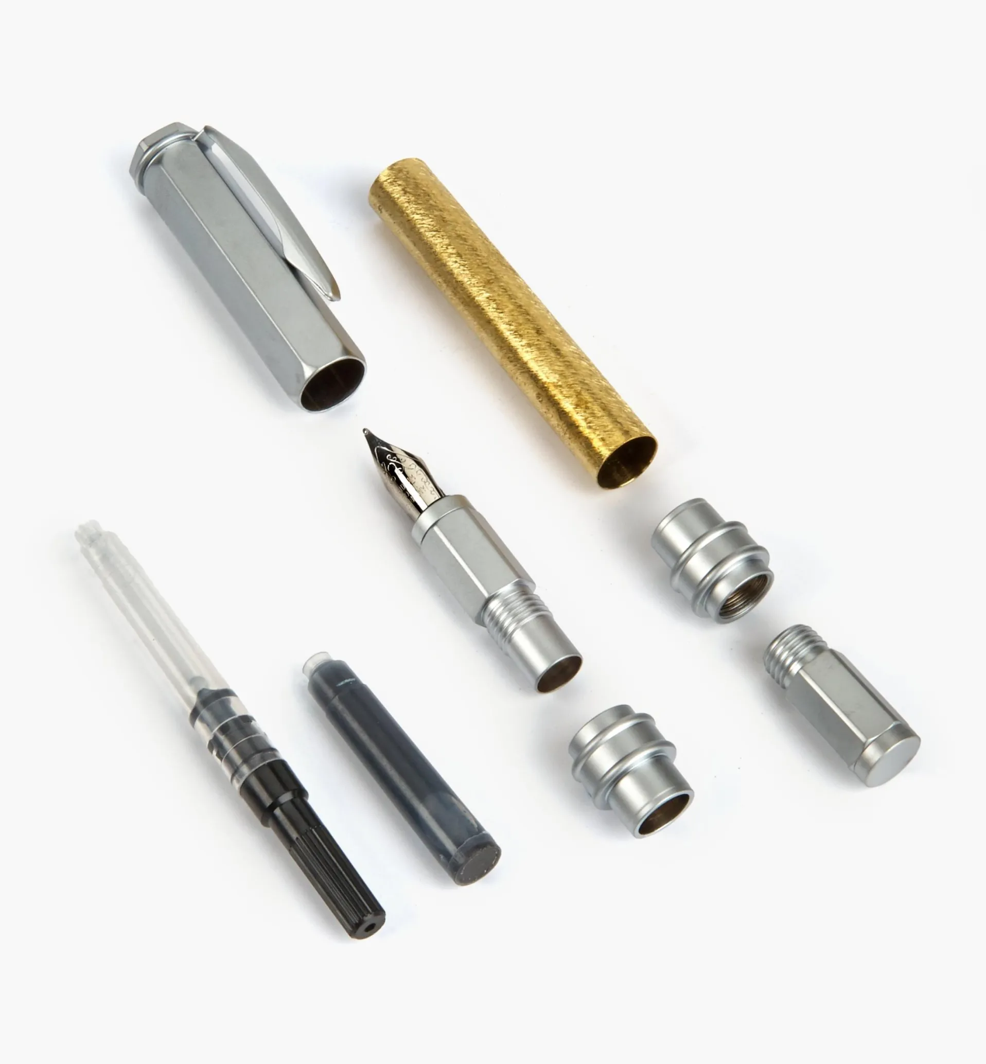 Lee Valley Magnetic Vertex Fountain Pen Hardware