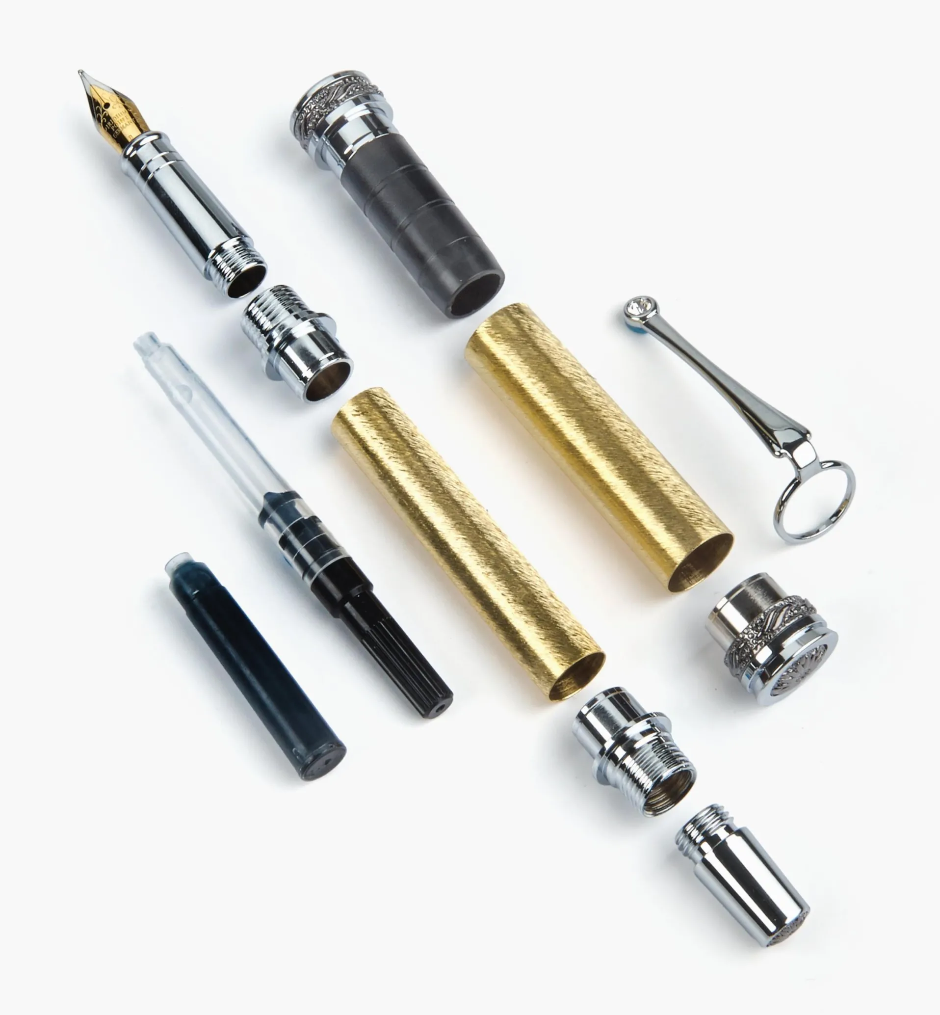 Lee Valley Majestic Jr. Fountain Pen Hardware
