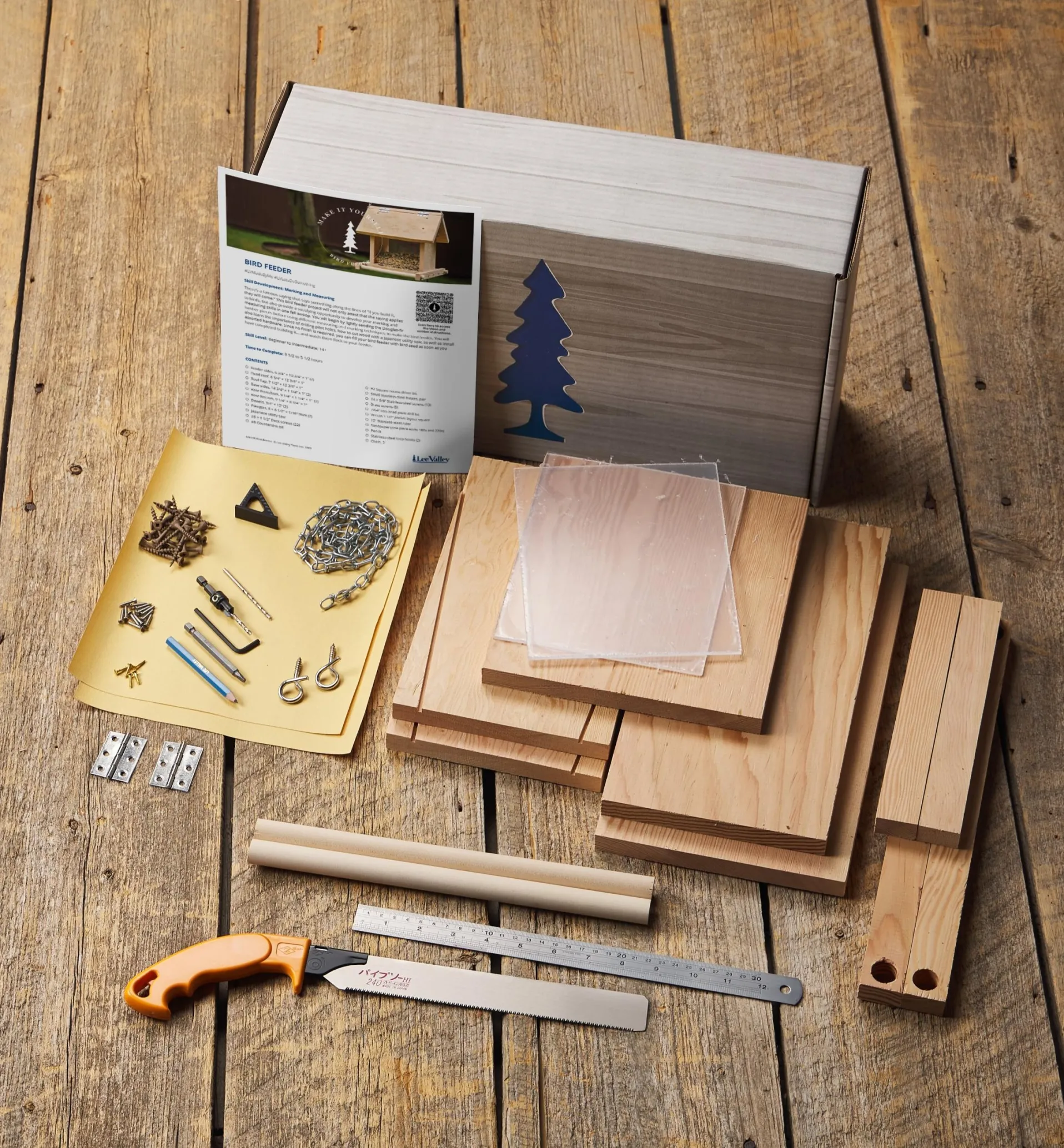 Lee Valley Make It Yourself Bird Feeder Kit