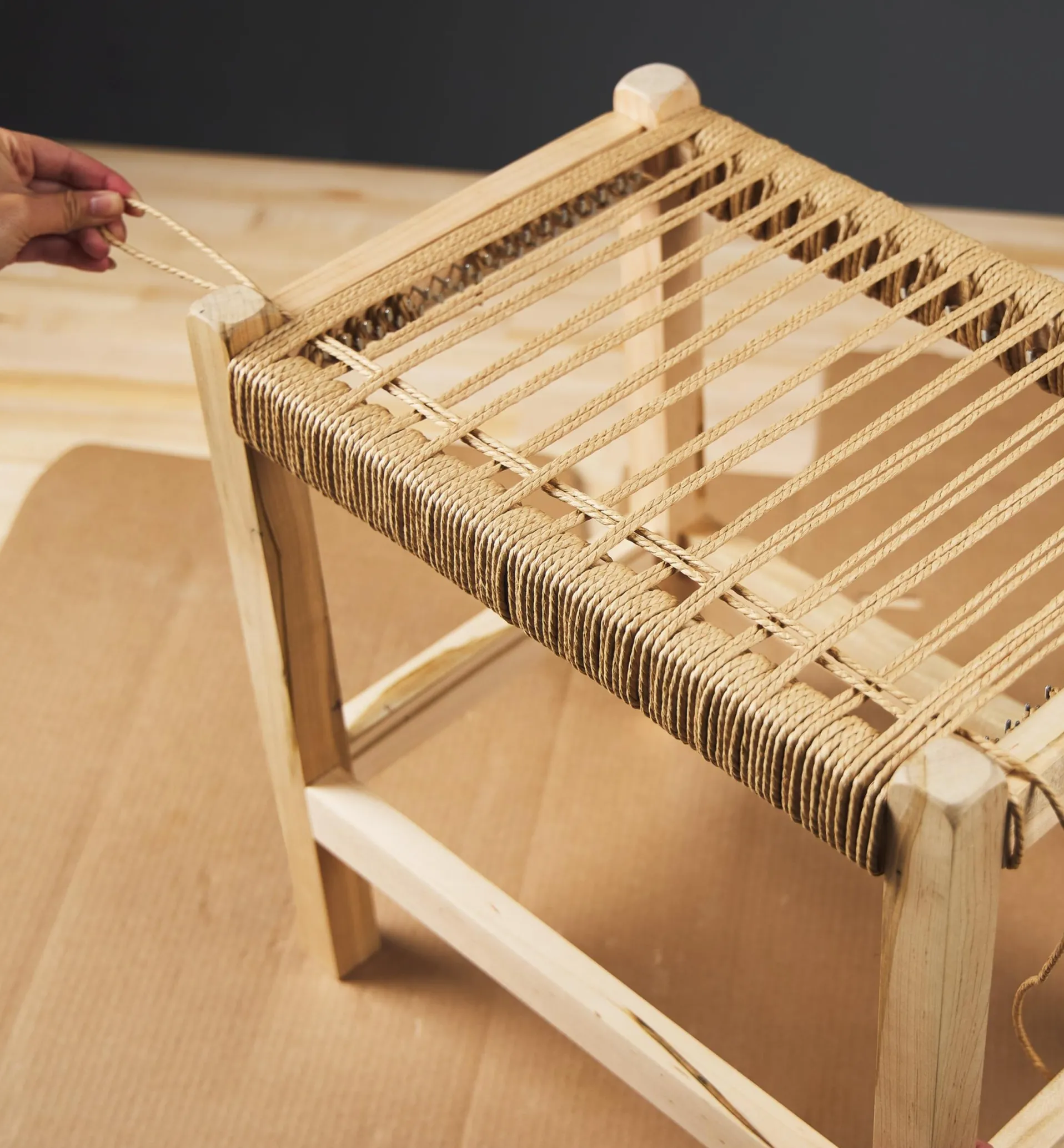 Lee Valley Make It Yourself Danish Cord Stool Kit