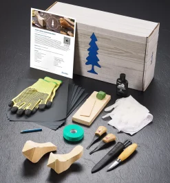 Lee Valley Make It Yourself Hand-Carved Basswood Birds Kit