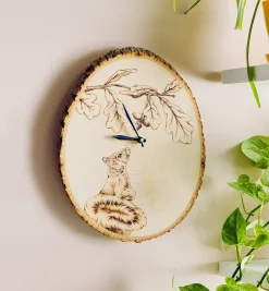 Lee Valley Make It Yourself Pyrography Clock & Coasters Kit