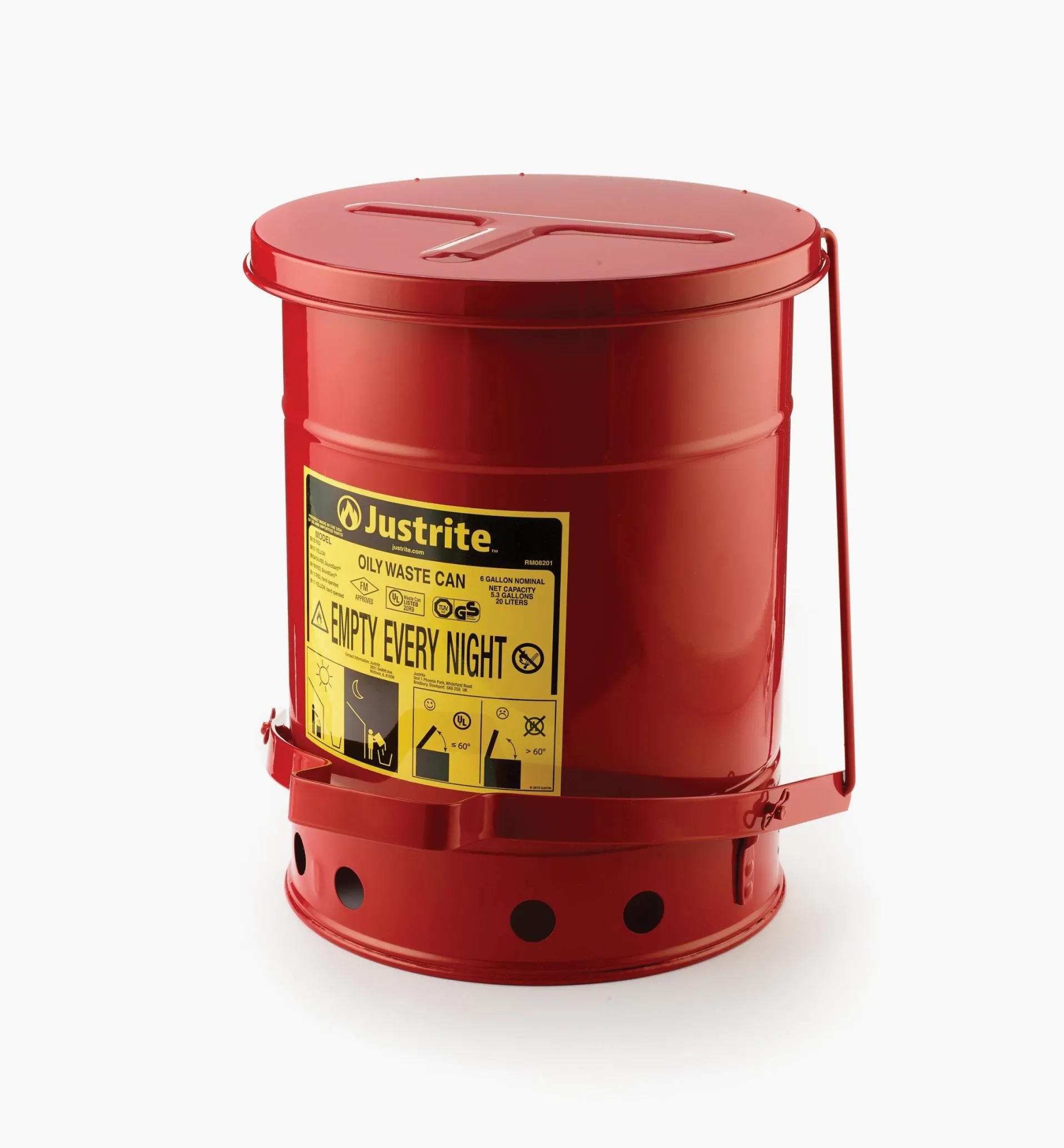 Lee Valley Metal Can For Flammable Waste