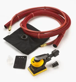 Lee Valley Mirka 3" × 4" Pneumatic Sander With Self-Generating Vacuum, 3mm Orbit