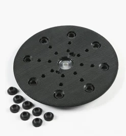 Lee Valley Mirka 9" Backing Pad 25H Grip For LEROS Sander