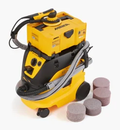 Lee Valley Mirka DEROS 6"/2.5mm Electric Sander & Dust Collector Kits