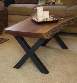 Lee Valley 400mm Steel X-Shape Table Leg