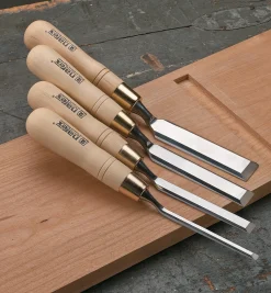 Lee Valley Narex Cranked-Neck Paring Chisels