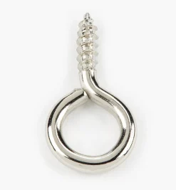Lee Valley Nickel-Plated Screw Eyes