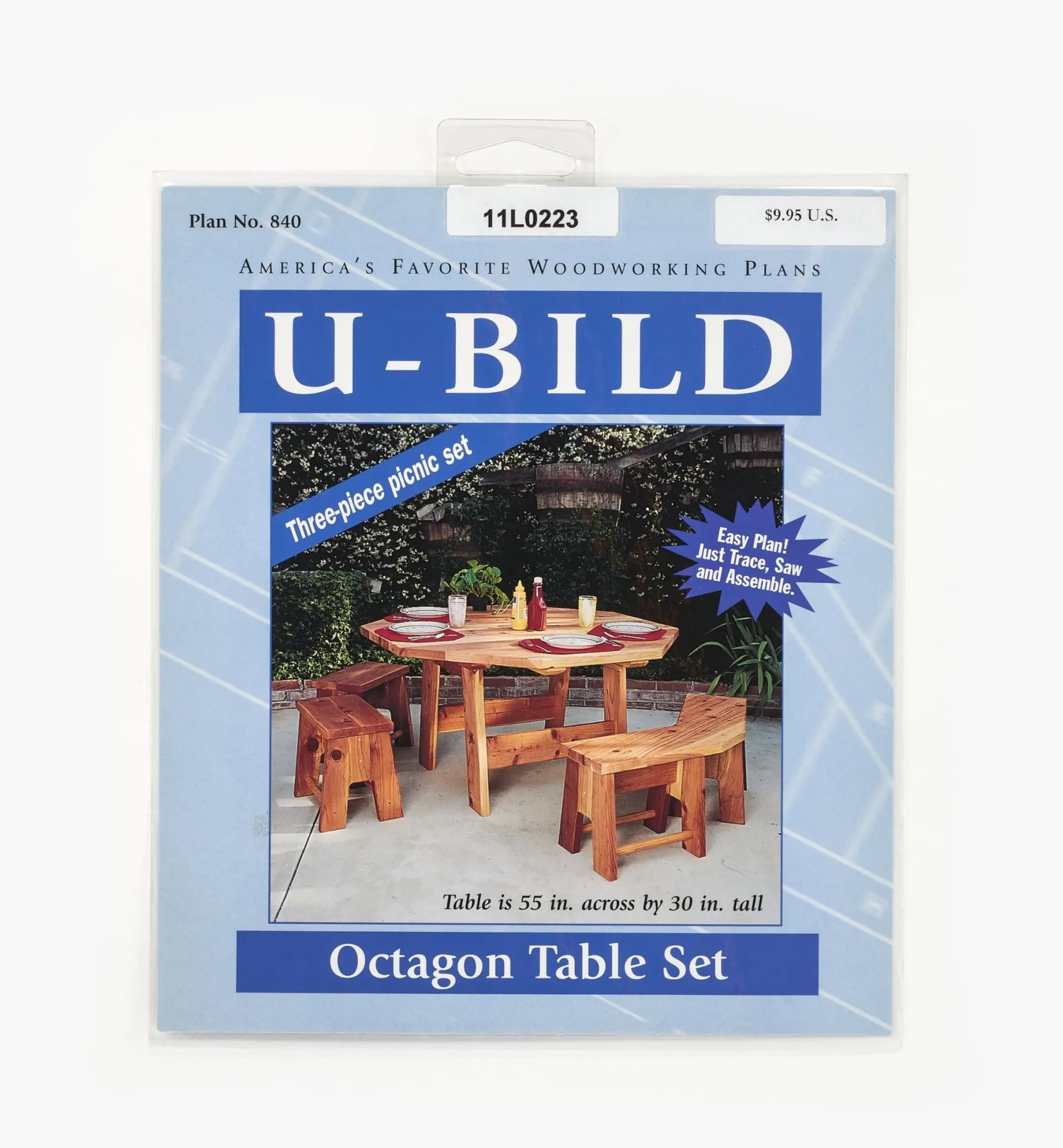Lee Valley Octagon Table Set Plan