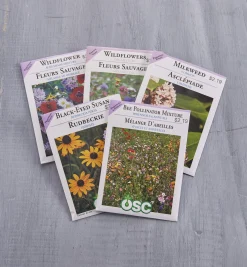 Lee Valley OSC Flower Seed Packets