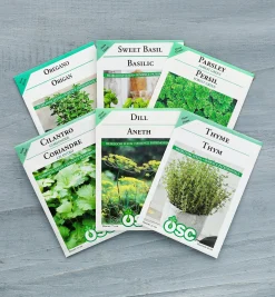 Lee Valley OSC Herb Seed Packets