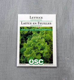 Lee Valley OSC Lettuce Seed Packets