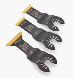 Lee Valley Oscillating Multi-Tool Titanium Nitride Coated Bimetal Cutters By Imperial Blades