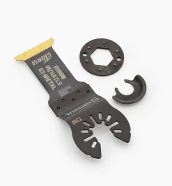 Lee Valley Oscillating Multi-Tool Titanium Nitride Coated Bimetal Cutters By Imperial Blades