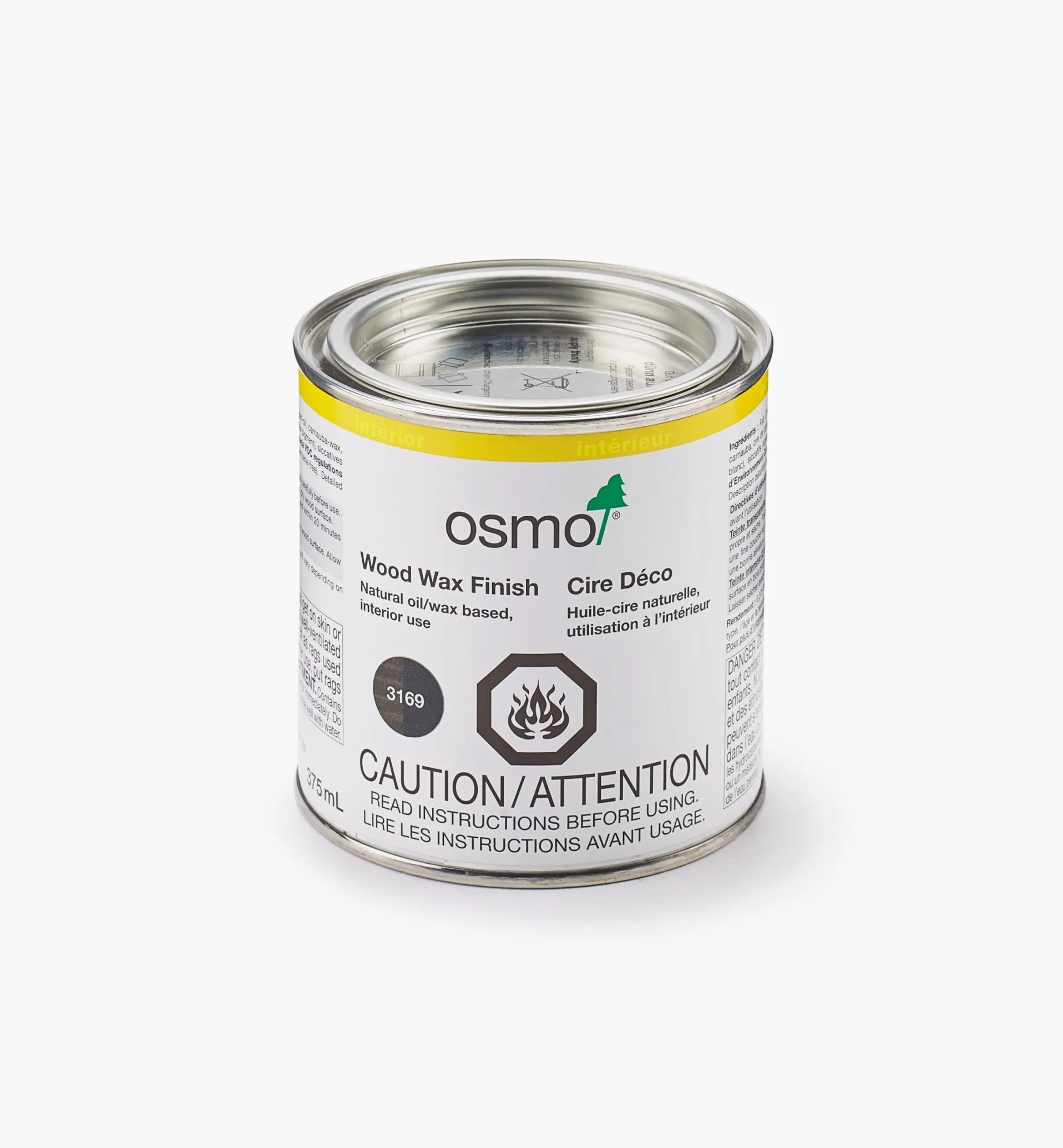 Lee Valley Osmo Black Wood Wax Intensive Finish