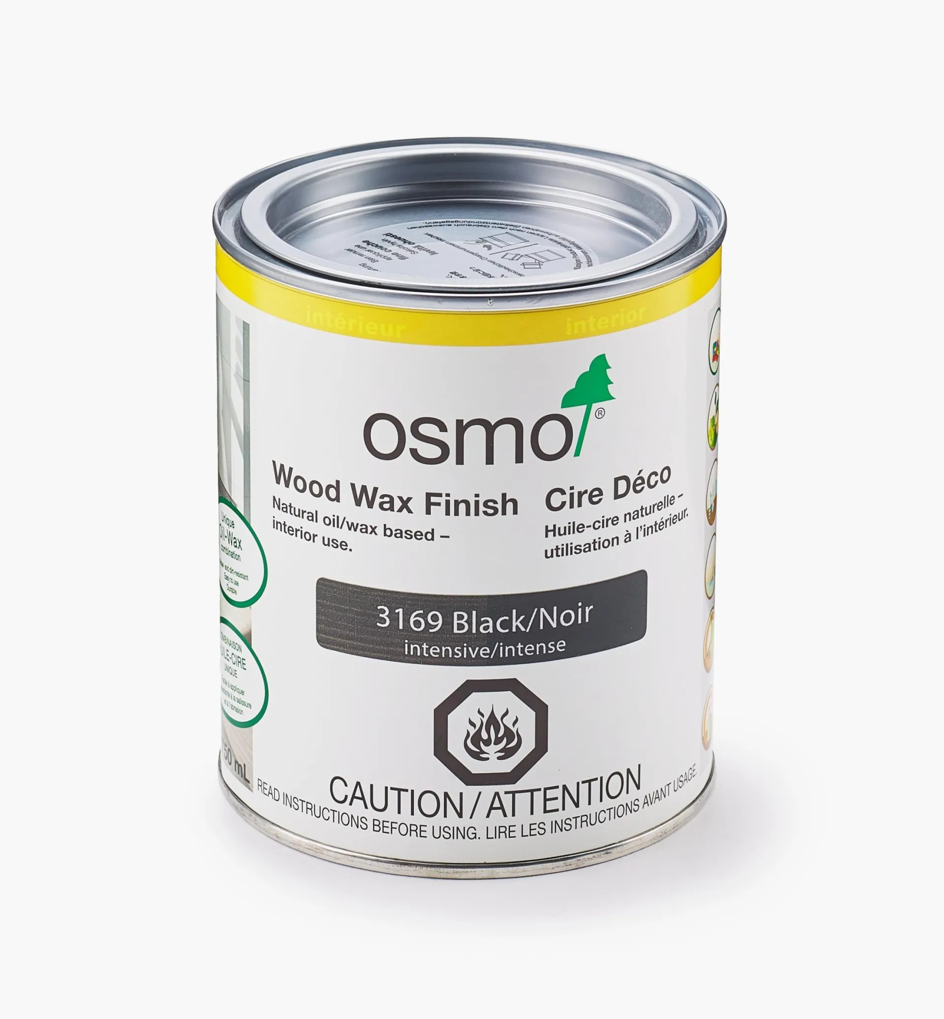 Lee Valley Osmo Black Wood Wax Intensive Finish