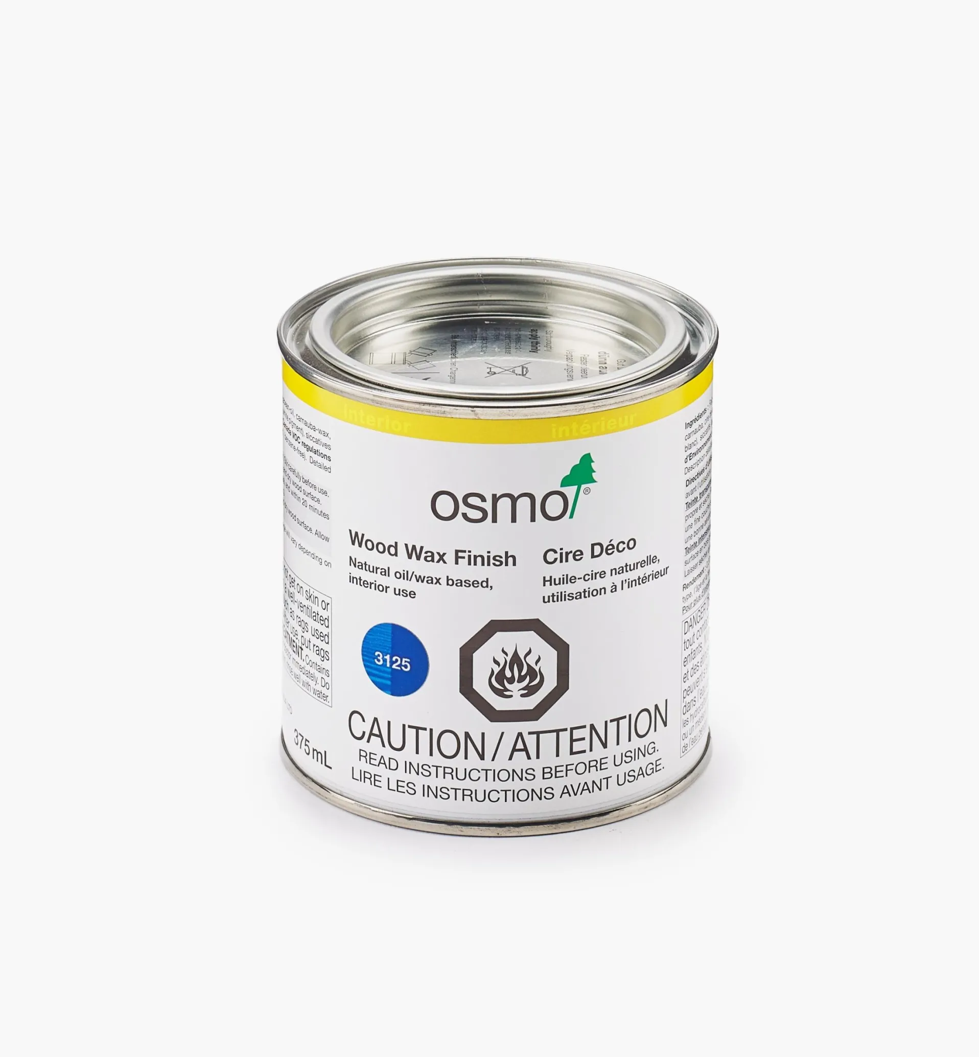 Lee Valley Osmo Blue Wood Wax Intensive Finish