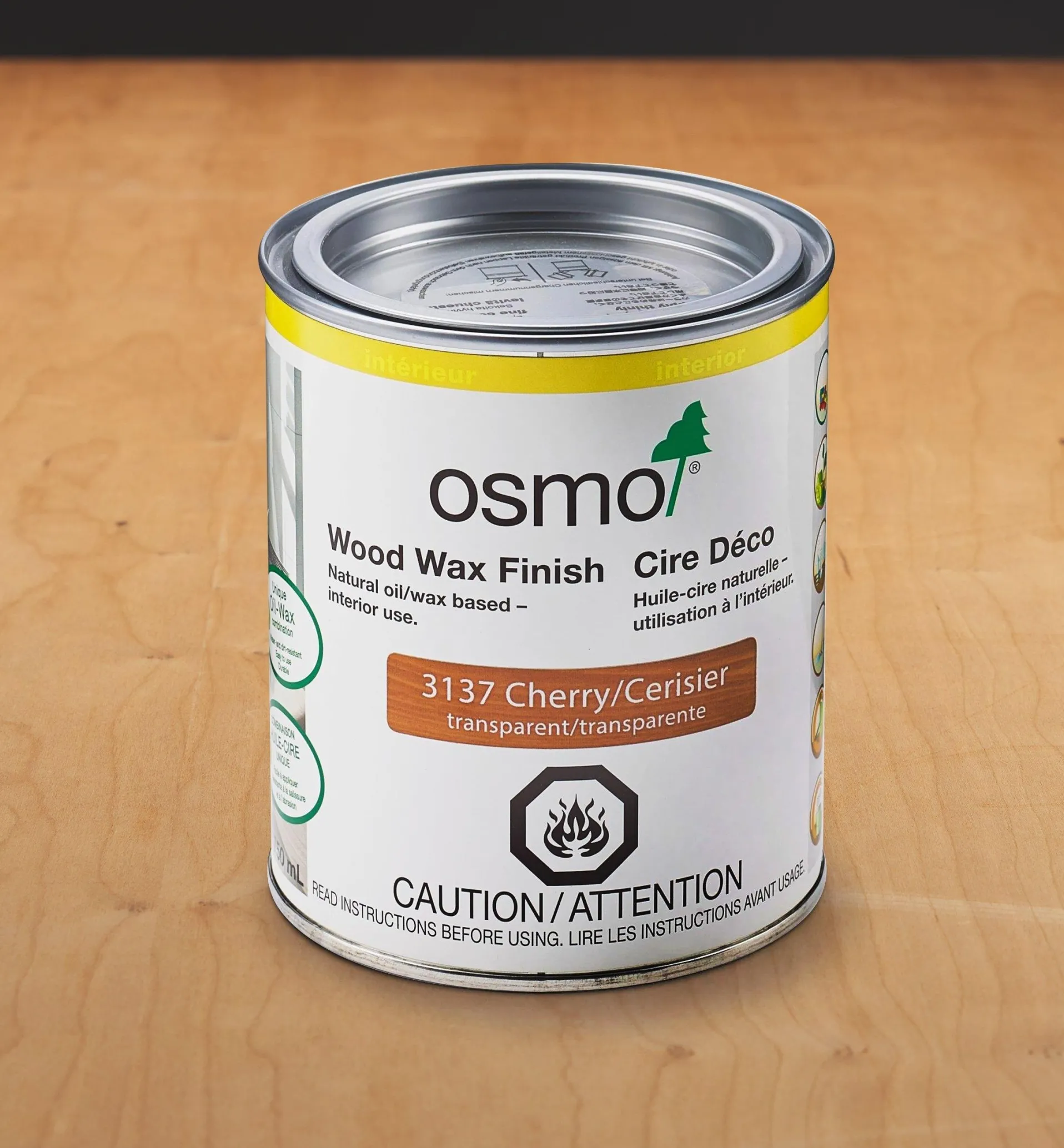 Lee Valley Osmo Cherry Wood Wax Finish