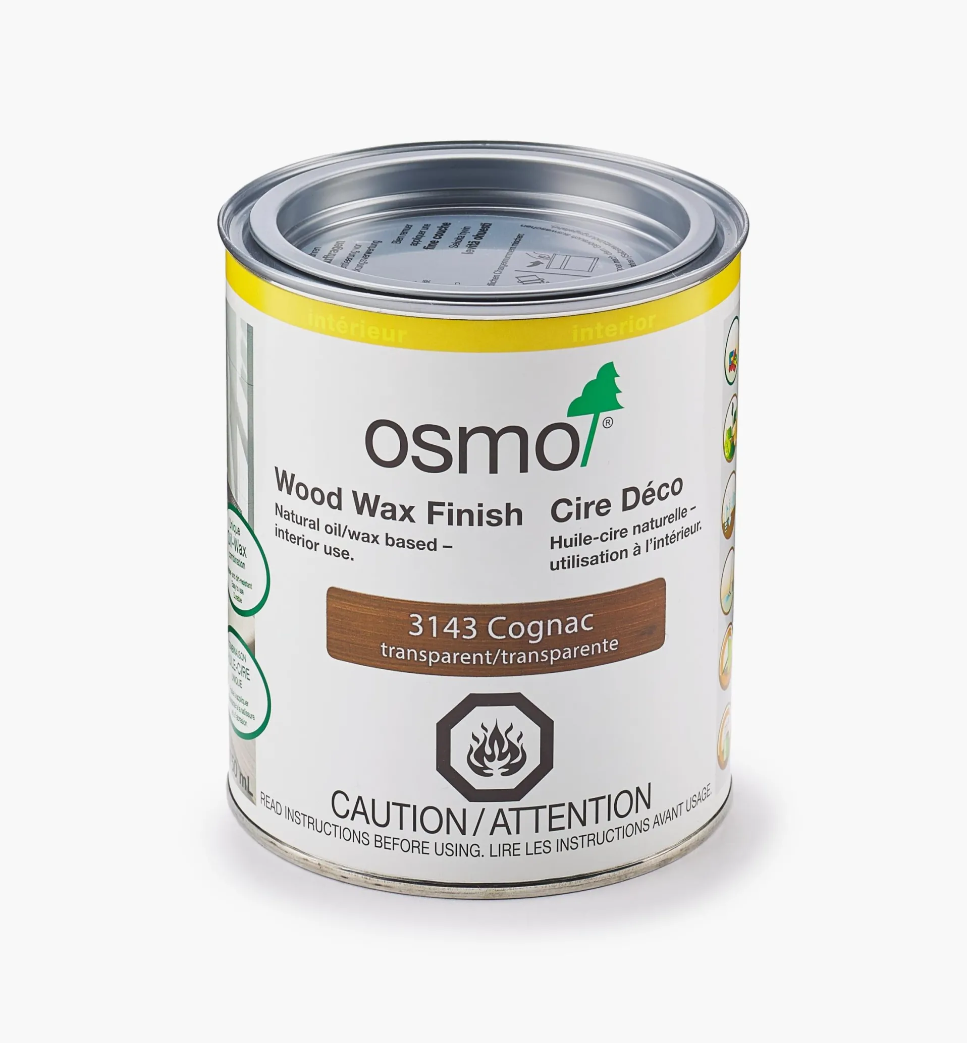 Lee Valley Osmo Cognac Wood Wax Finish