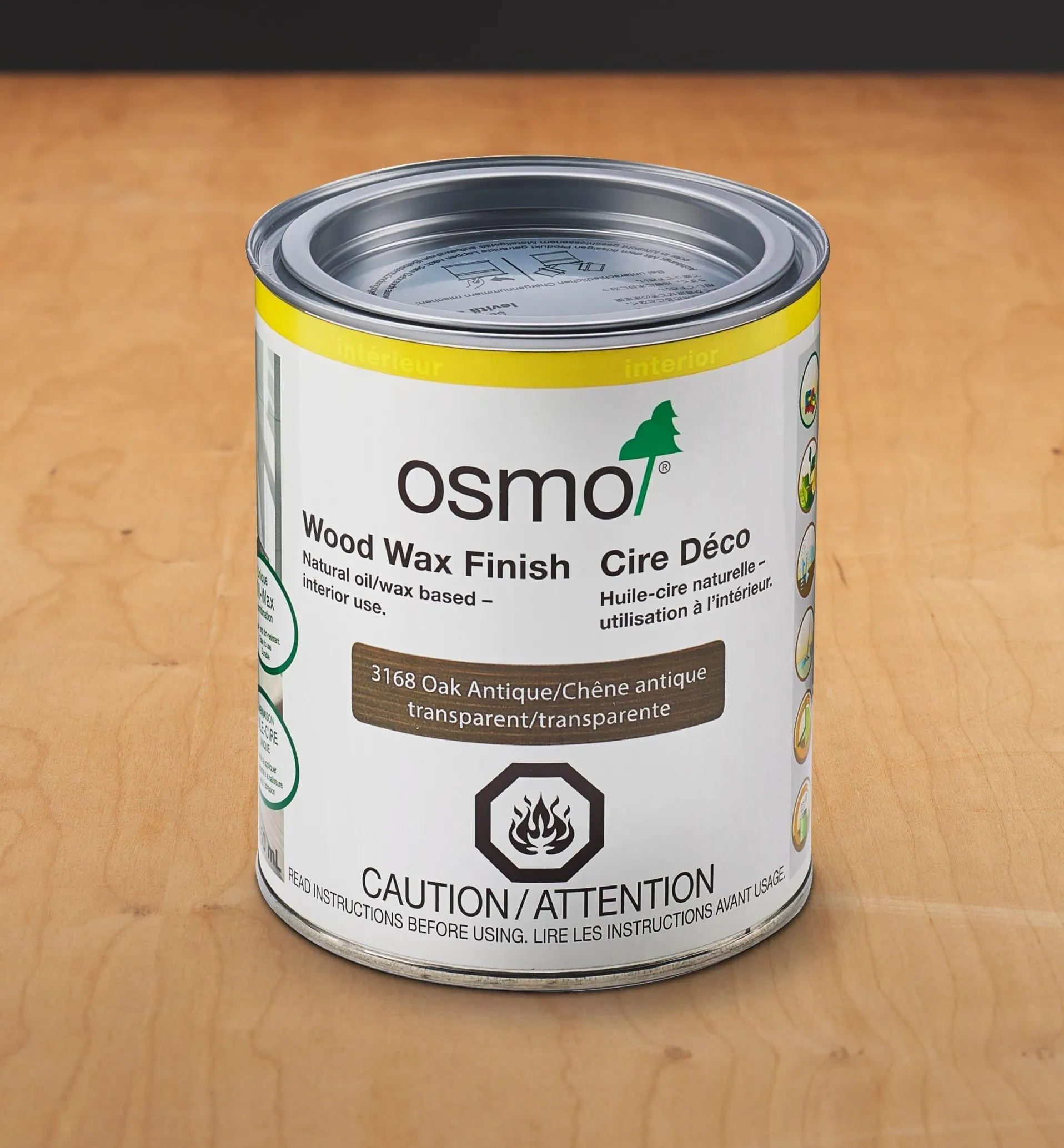 Lee Valley Osmo Oak Antique Wood Wax Finish