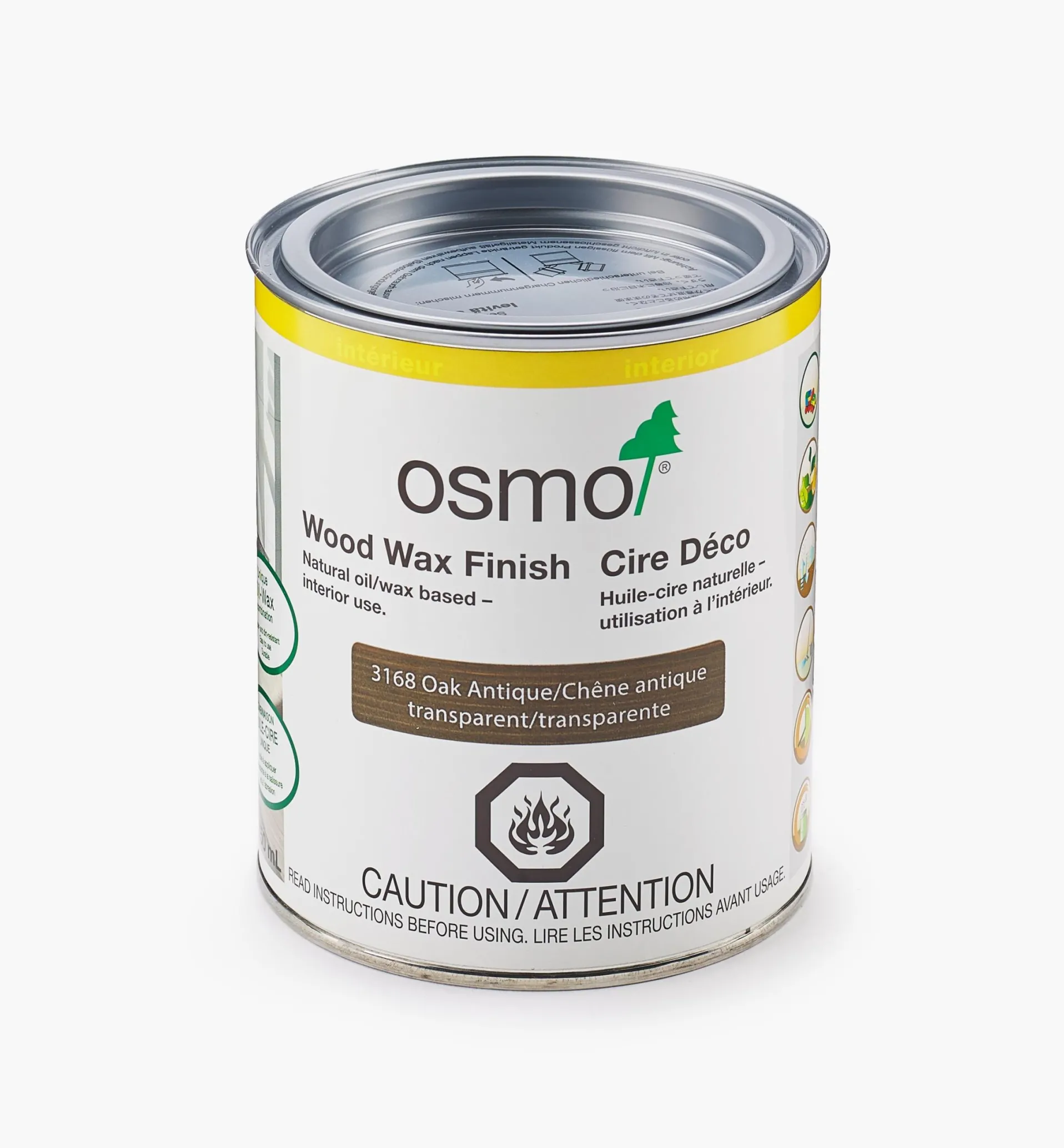 Lee Valley Osmo Oak Antique Wood Wax Finish
