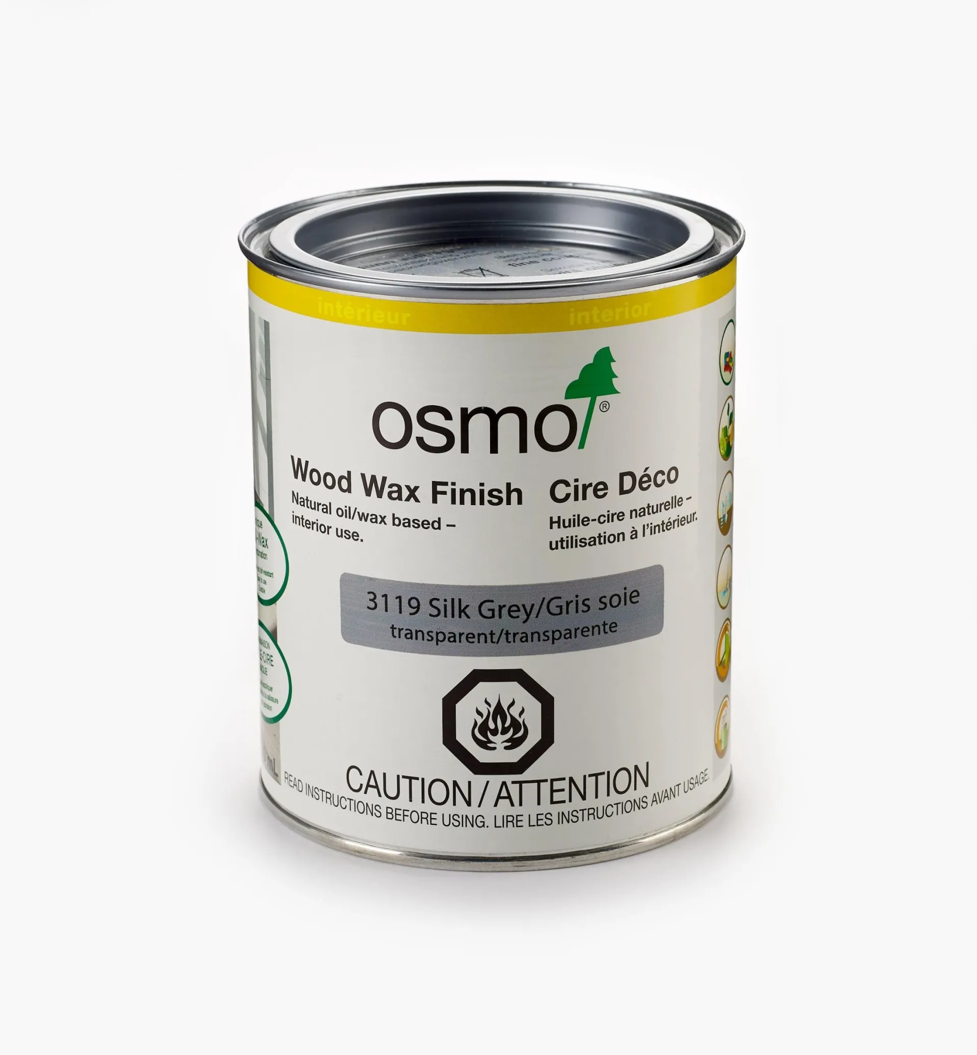 Lee Valley Osmo Silk Gray Wood Wax