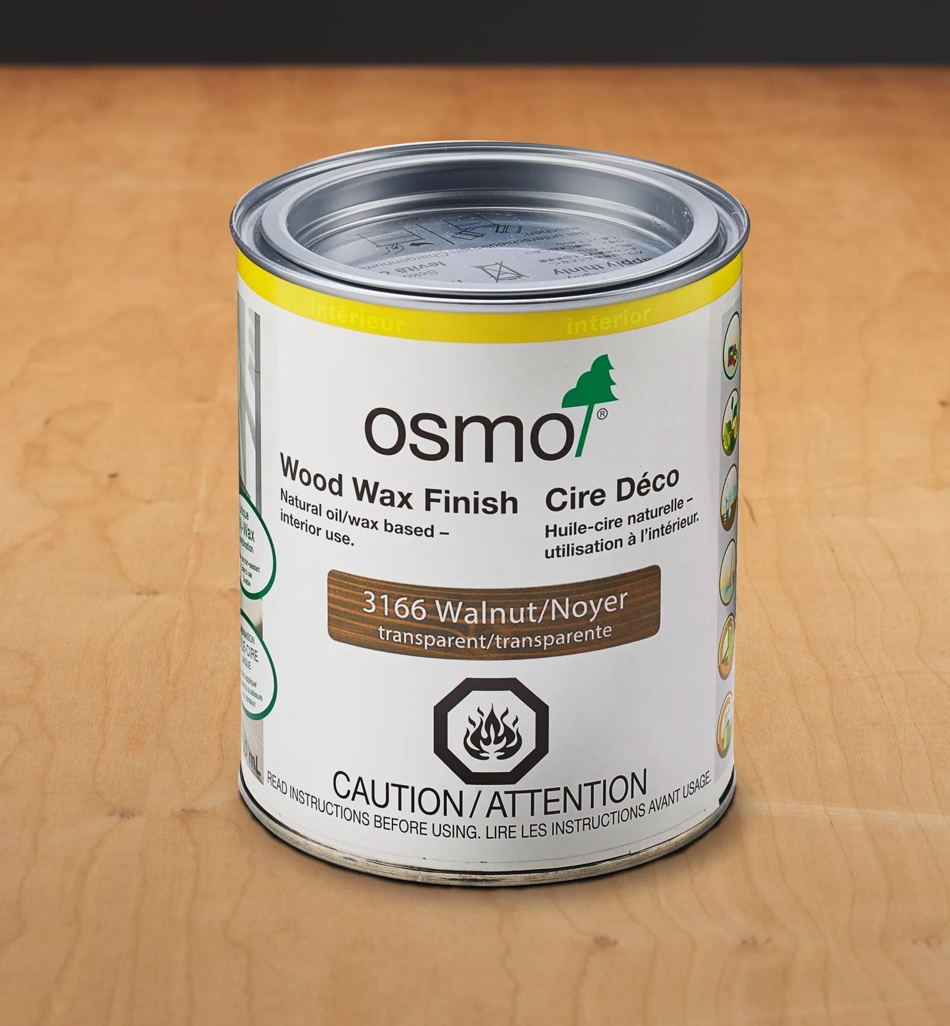 Lee Valley Osmo Walnut Wood Wax Finish