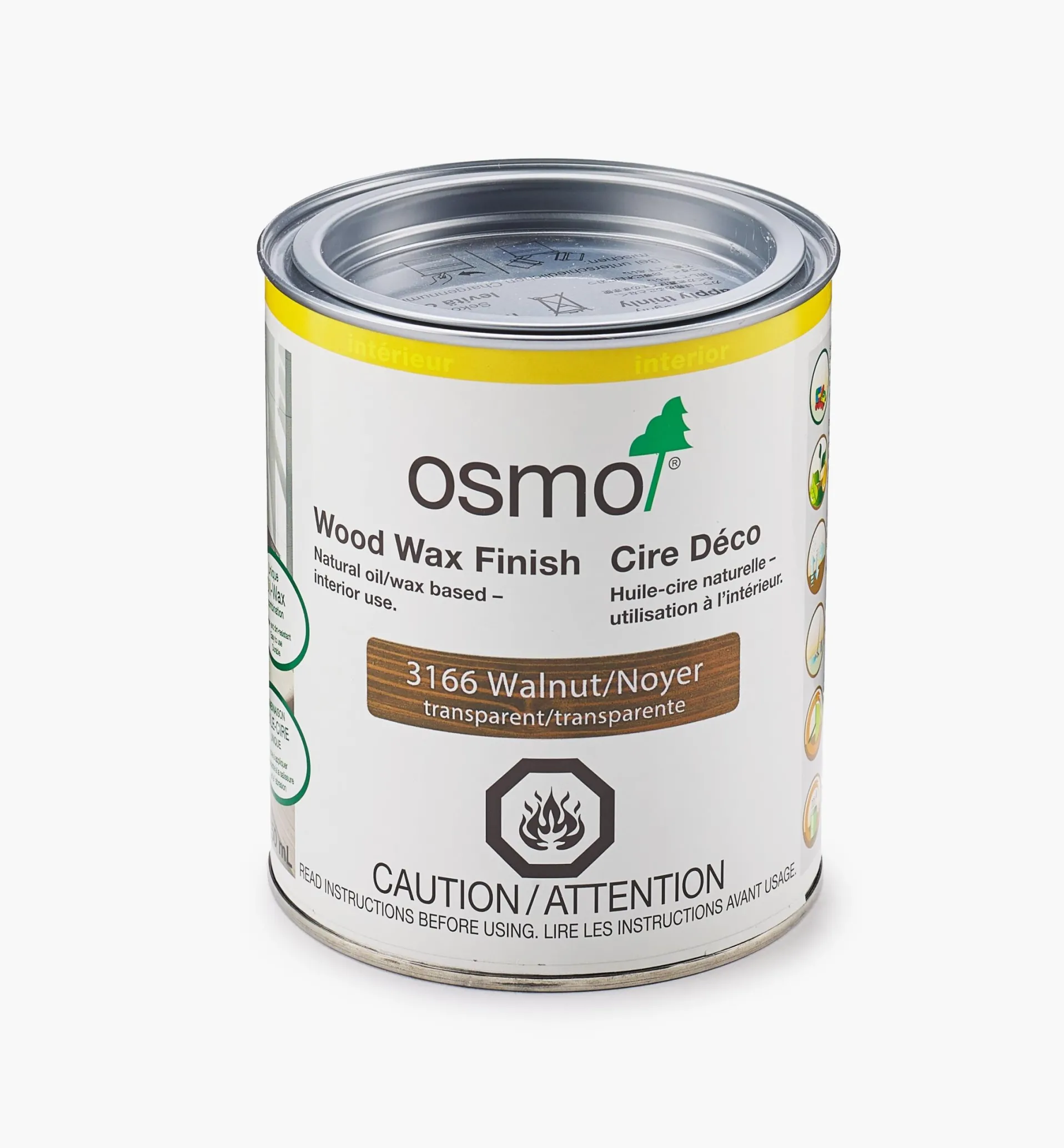 Lee Valley Osmo Walnut Wood Wax Finish