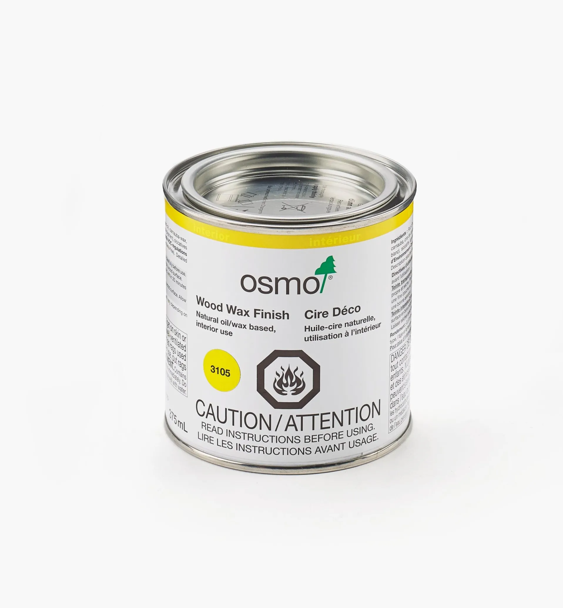 Lee Valley Osmo Yellow Wood Wax Intensive Finish