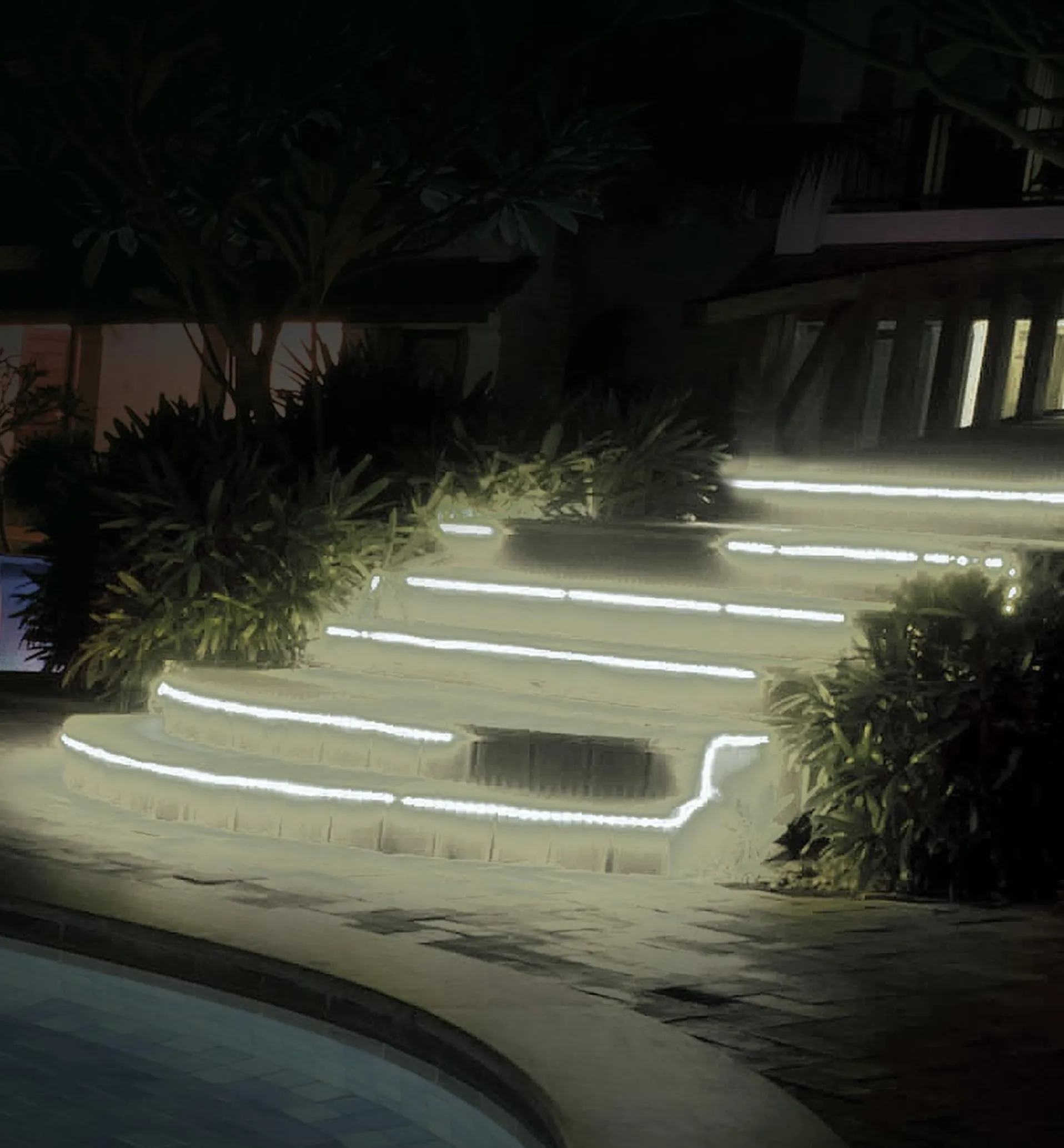 Lee Valley Outdoor/Wet Location White LED Tape Light Kits (12V)