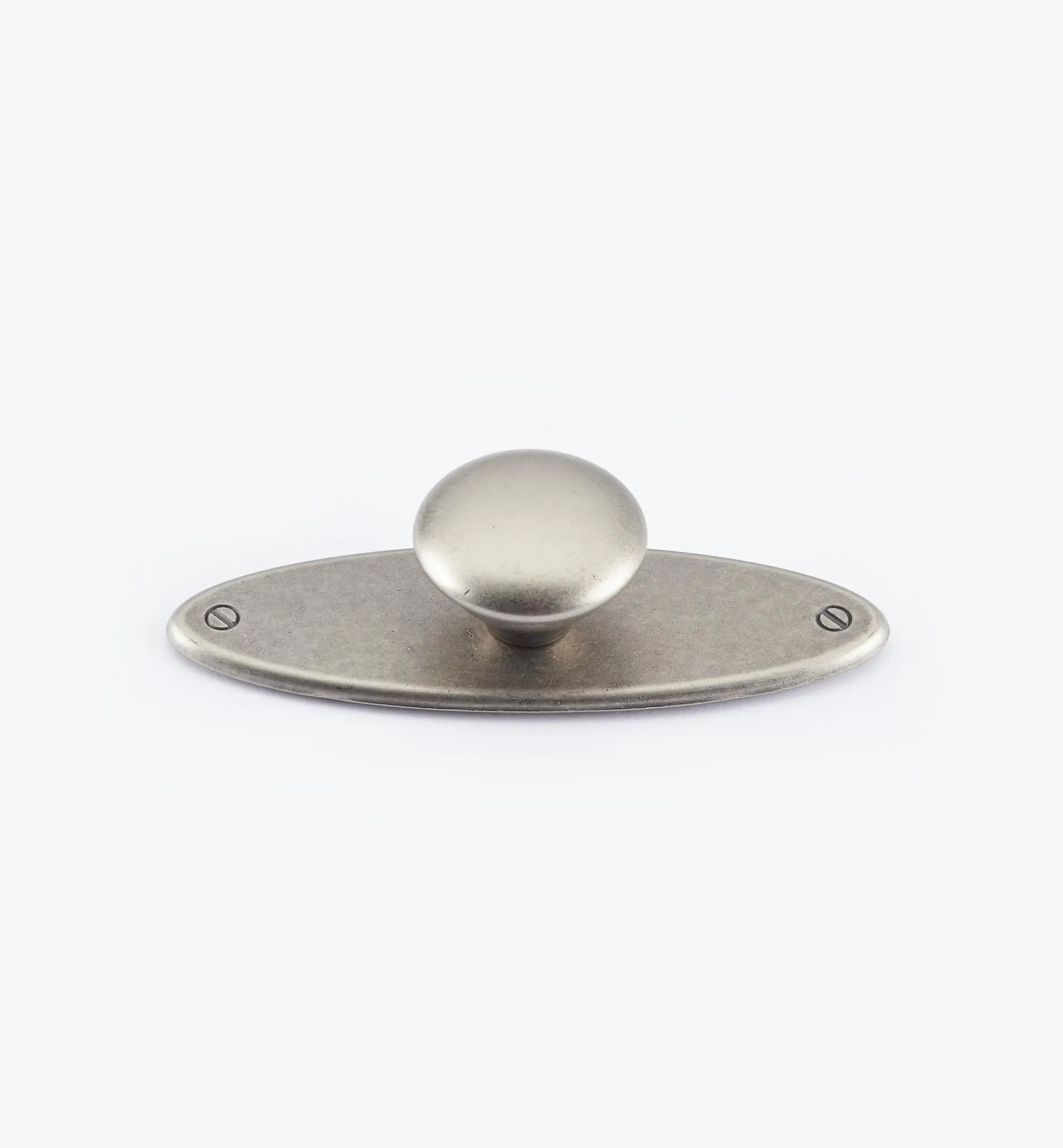 Lee Valley Oval Plate Knob With Escutcheon
