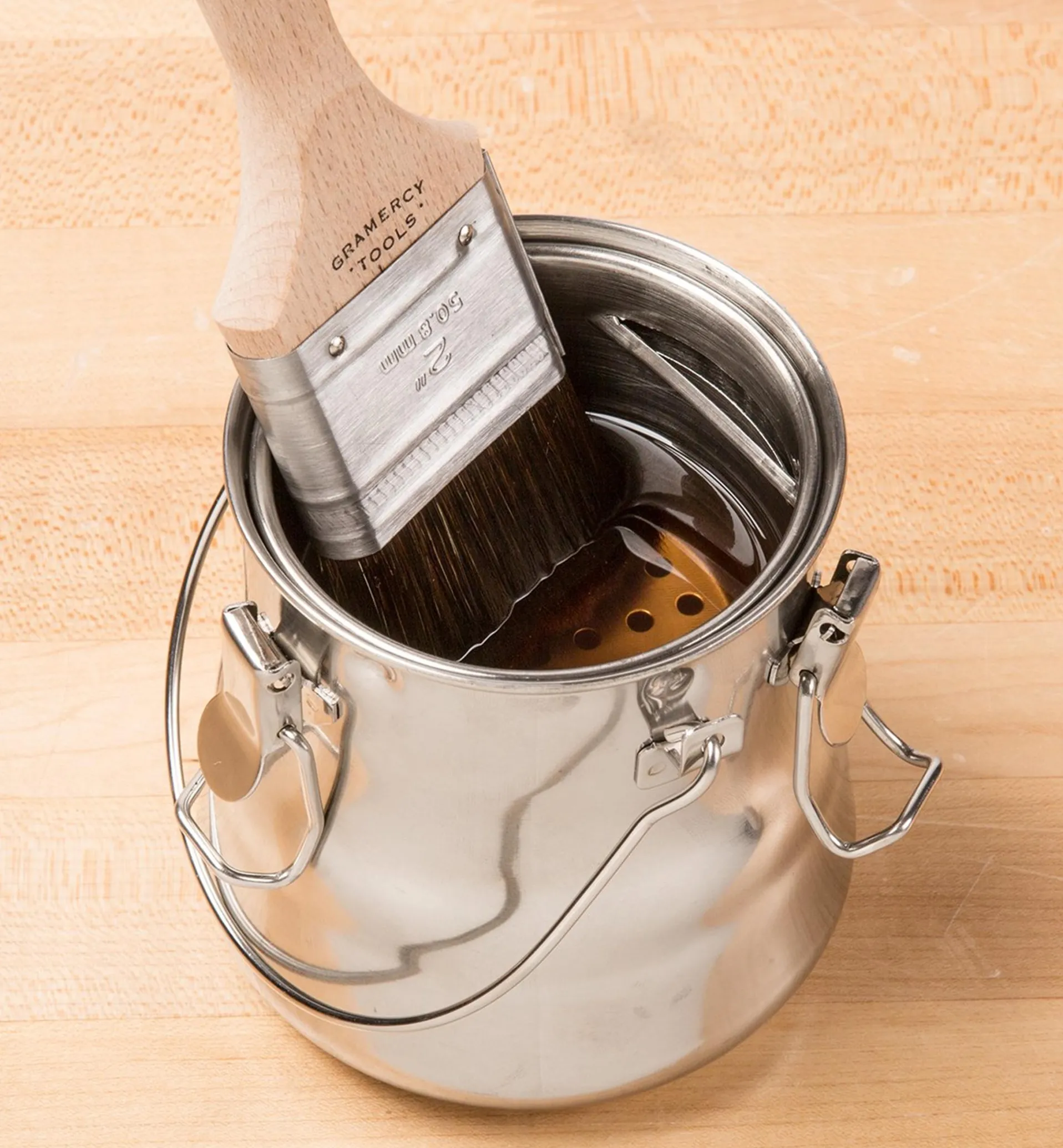 Lee Valley Paintbrush Wash Can