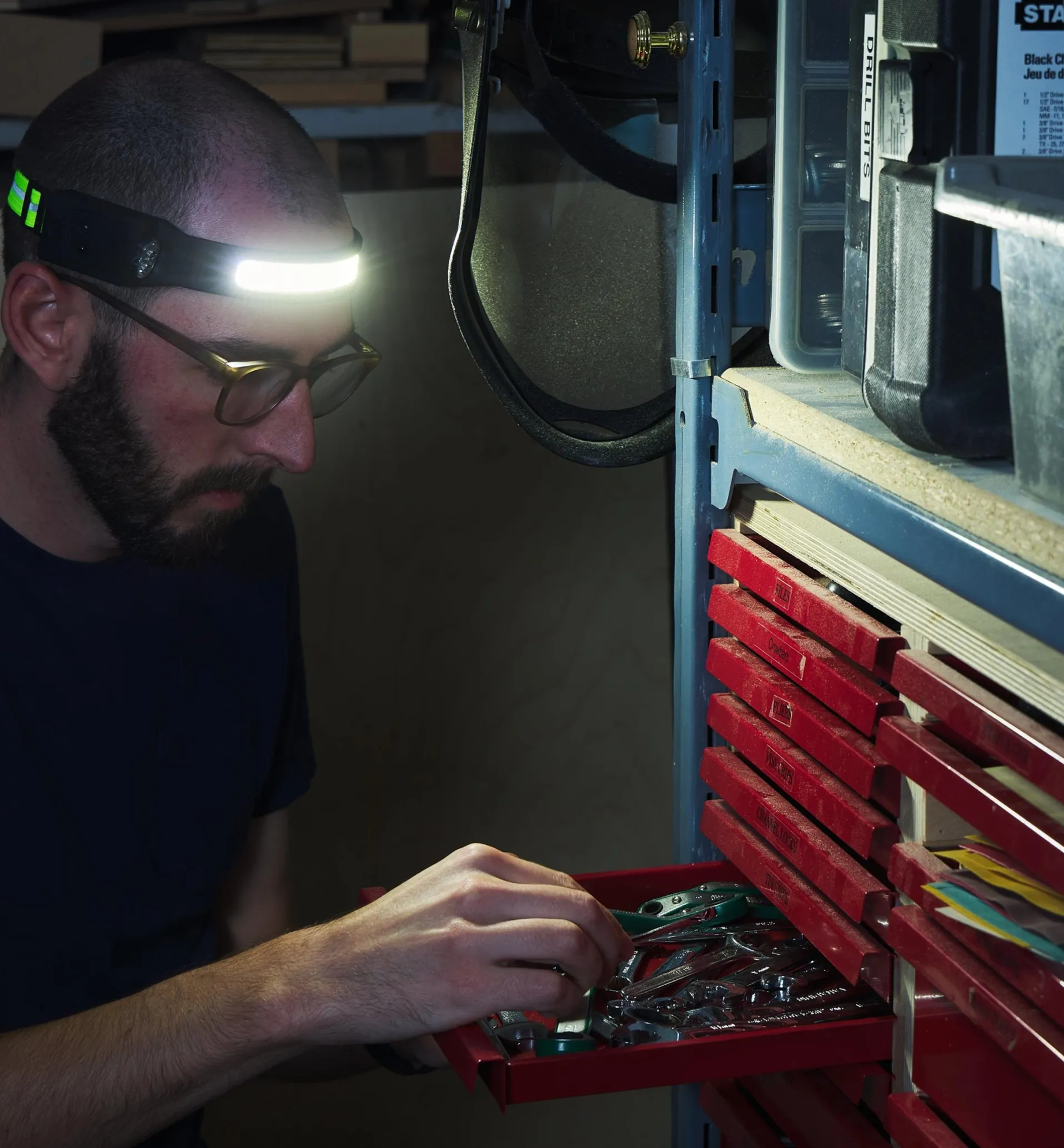 Lee Valley Pair Of Rechargeable COB Headlamps