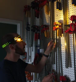 Lee Valley Pair Of Rechargeable COB Headlamps